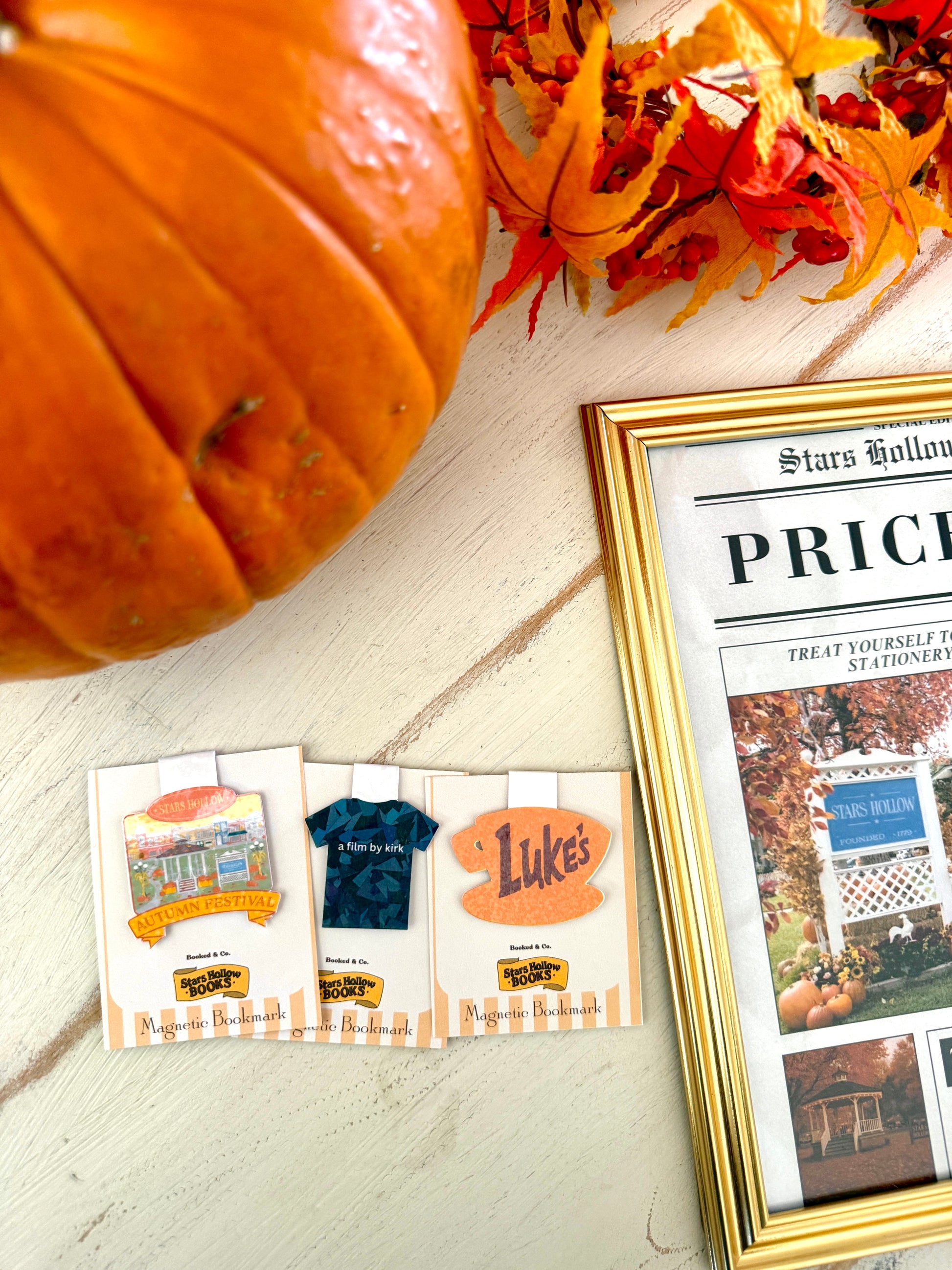 Stars Hollow Trio Magnetic Bookmarks