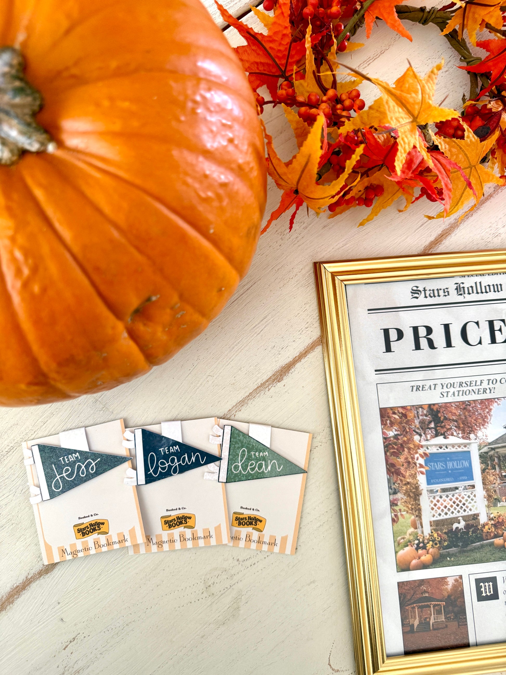 “the boys” magnetic bookmarks