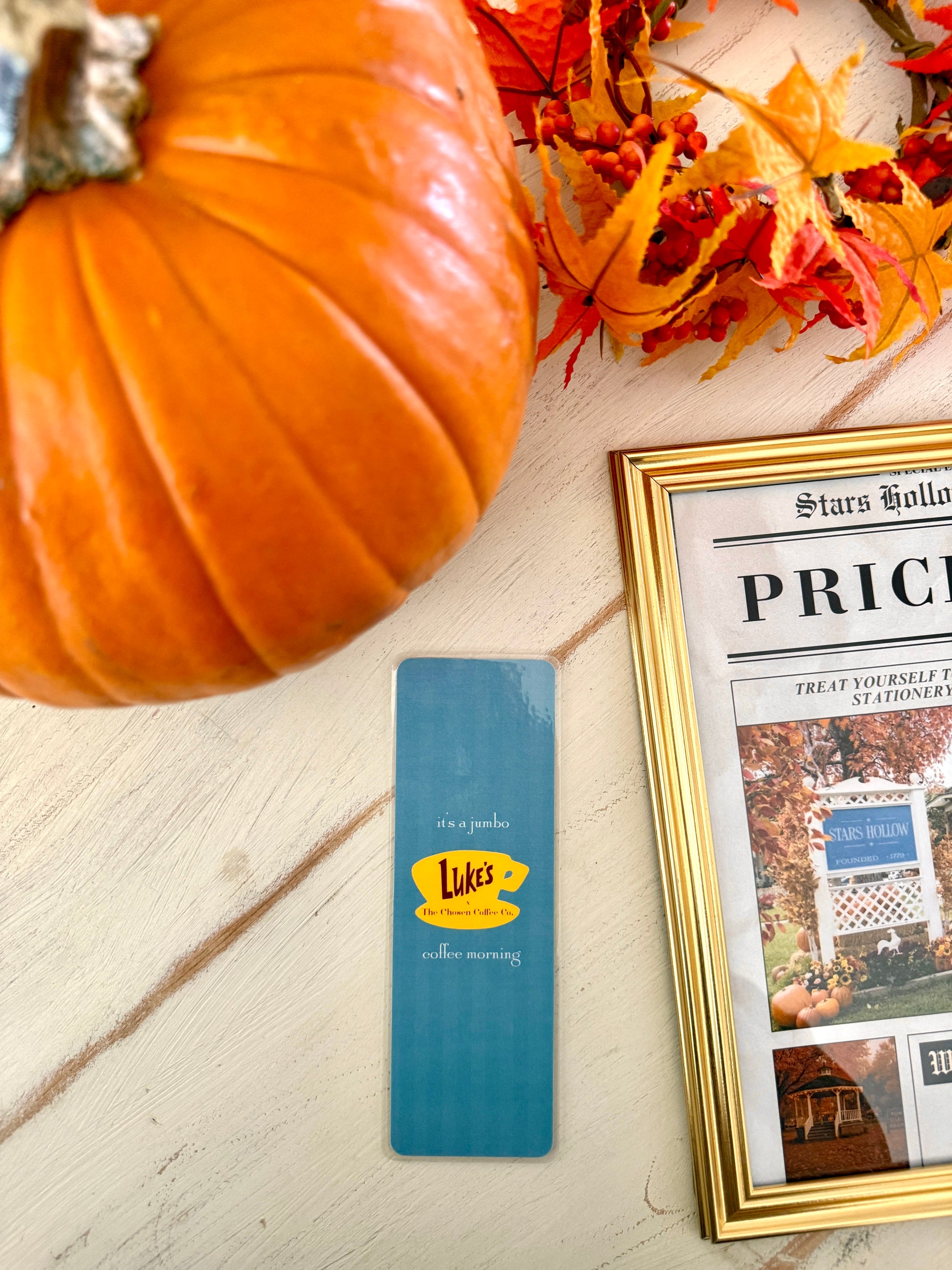 “It’s a jumbo coffee morning” bookmark