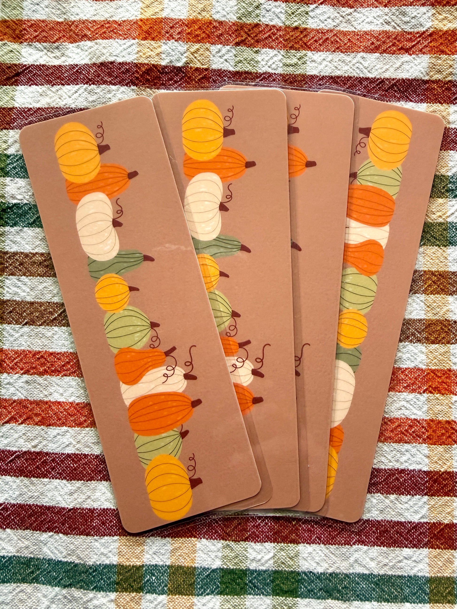 Fall pumpkins Bookmark