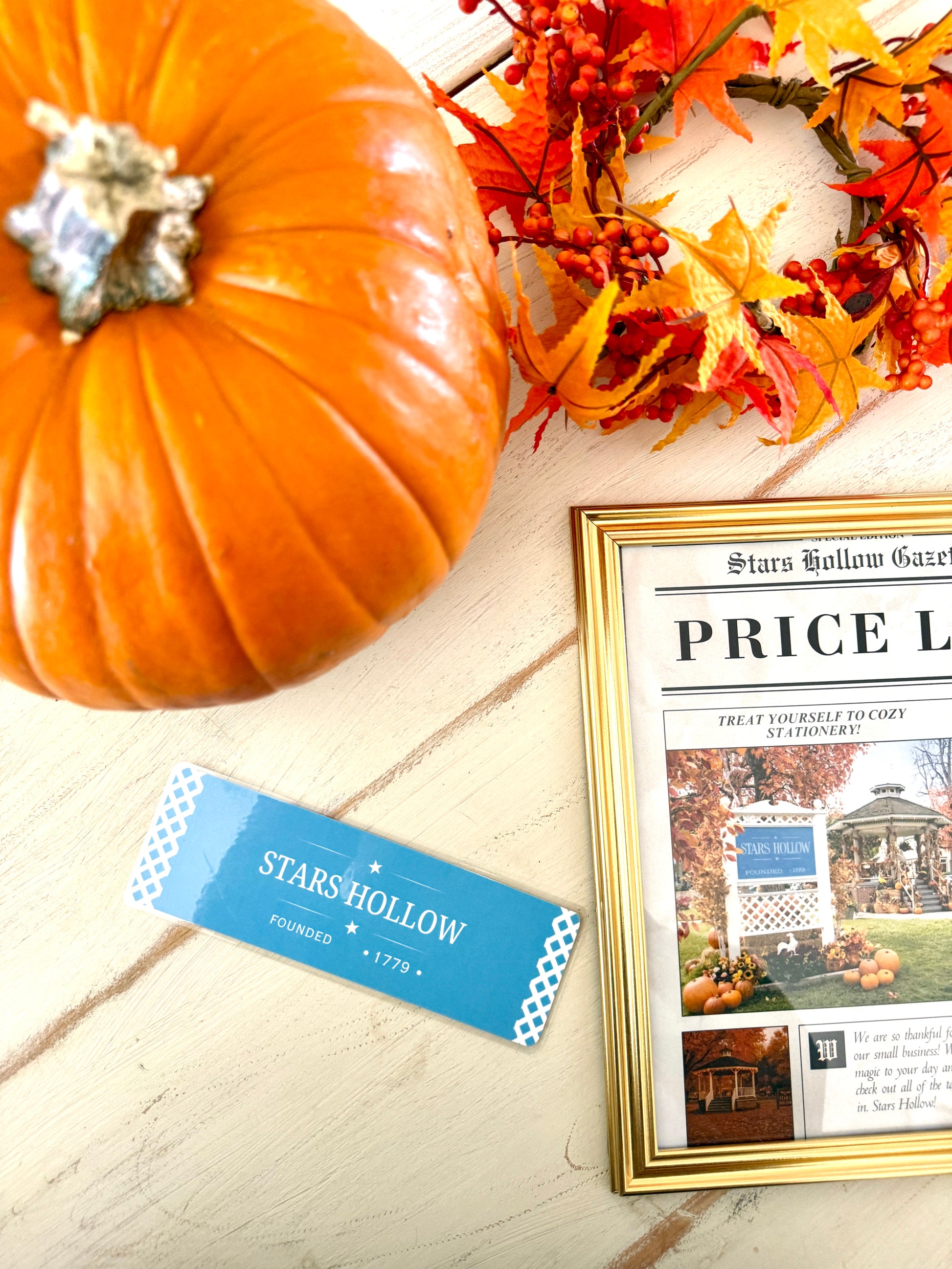 Stars Hollow Sign Bookmark