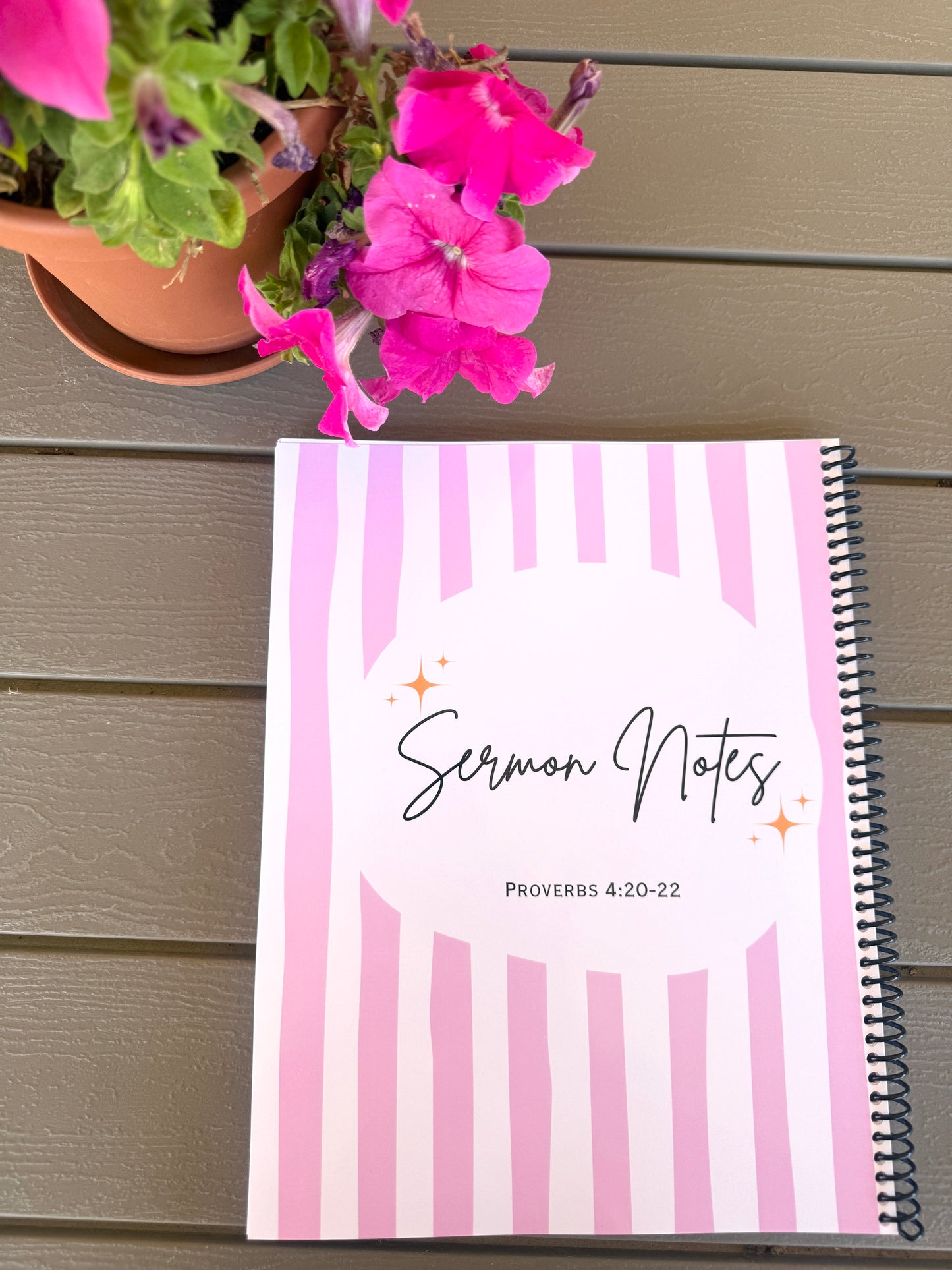 Sermon Notes Notebook