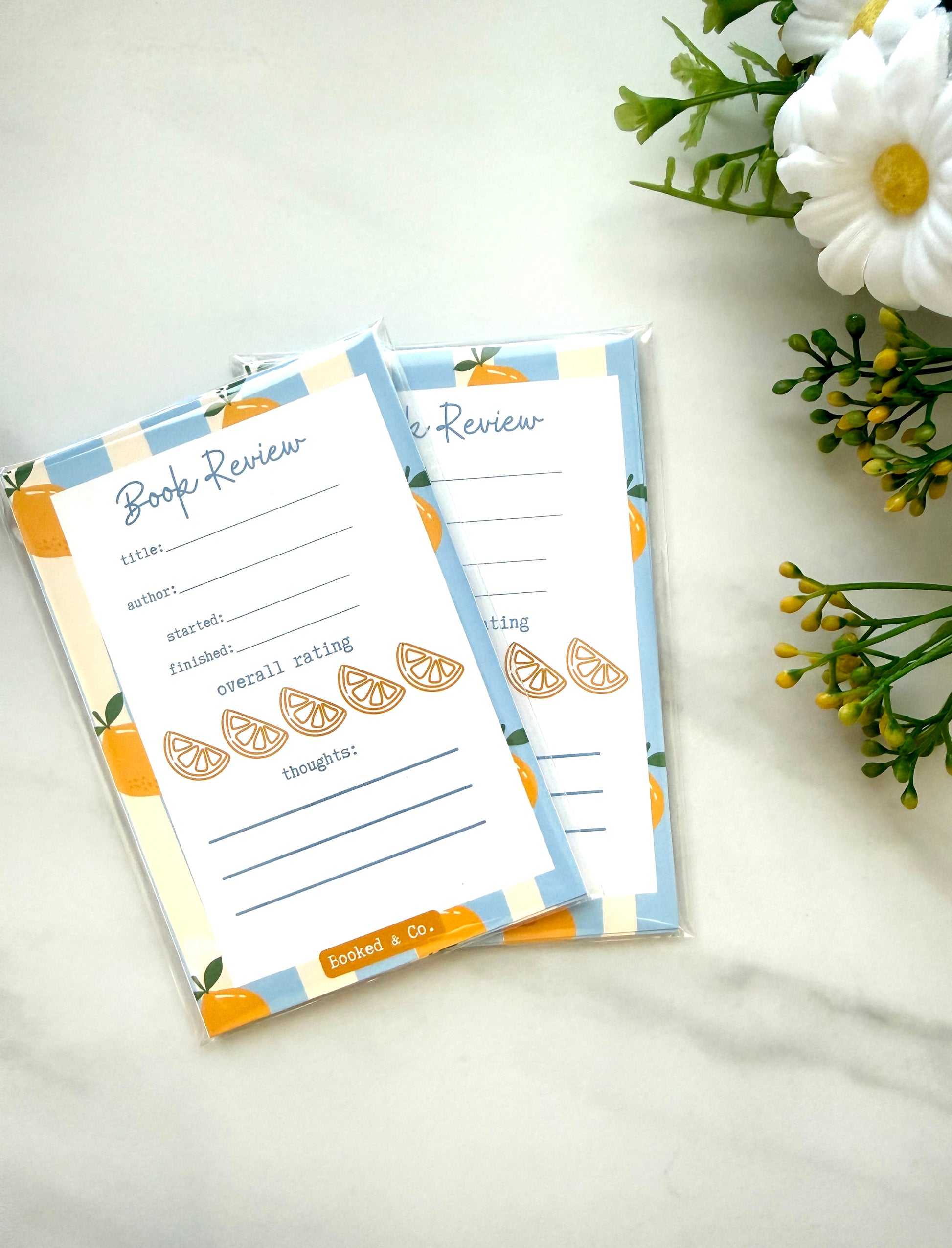 Italian Summer Book Review Cards