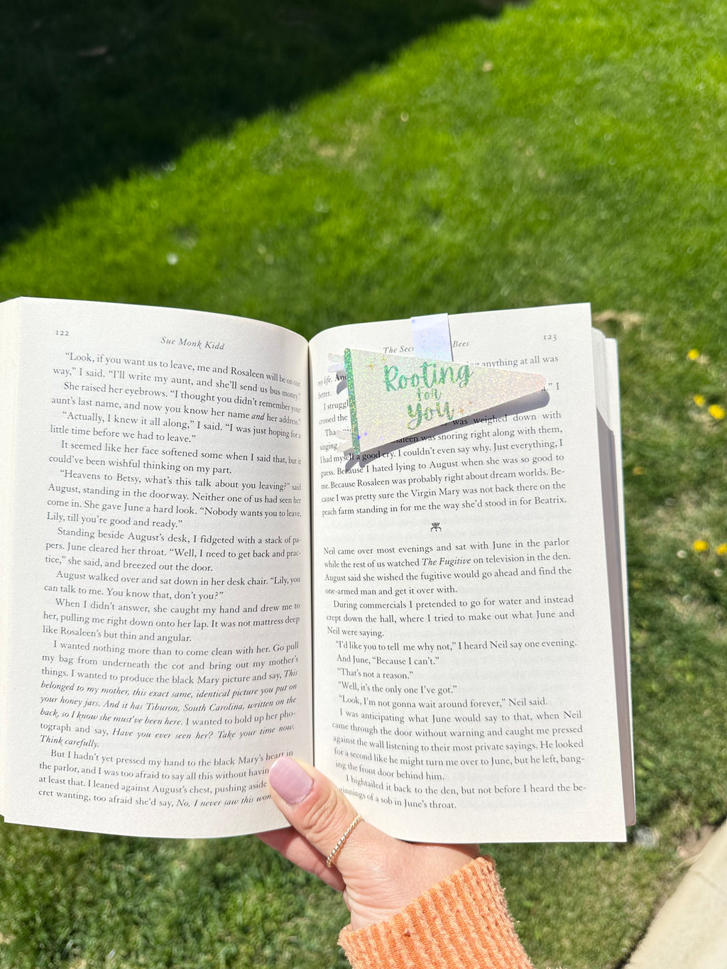 Rooting For You Magnetic Bookmark