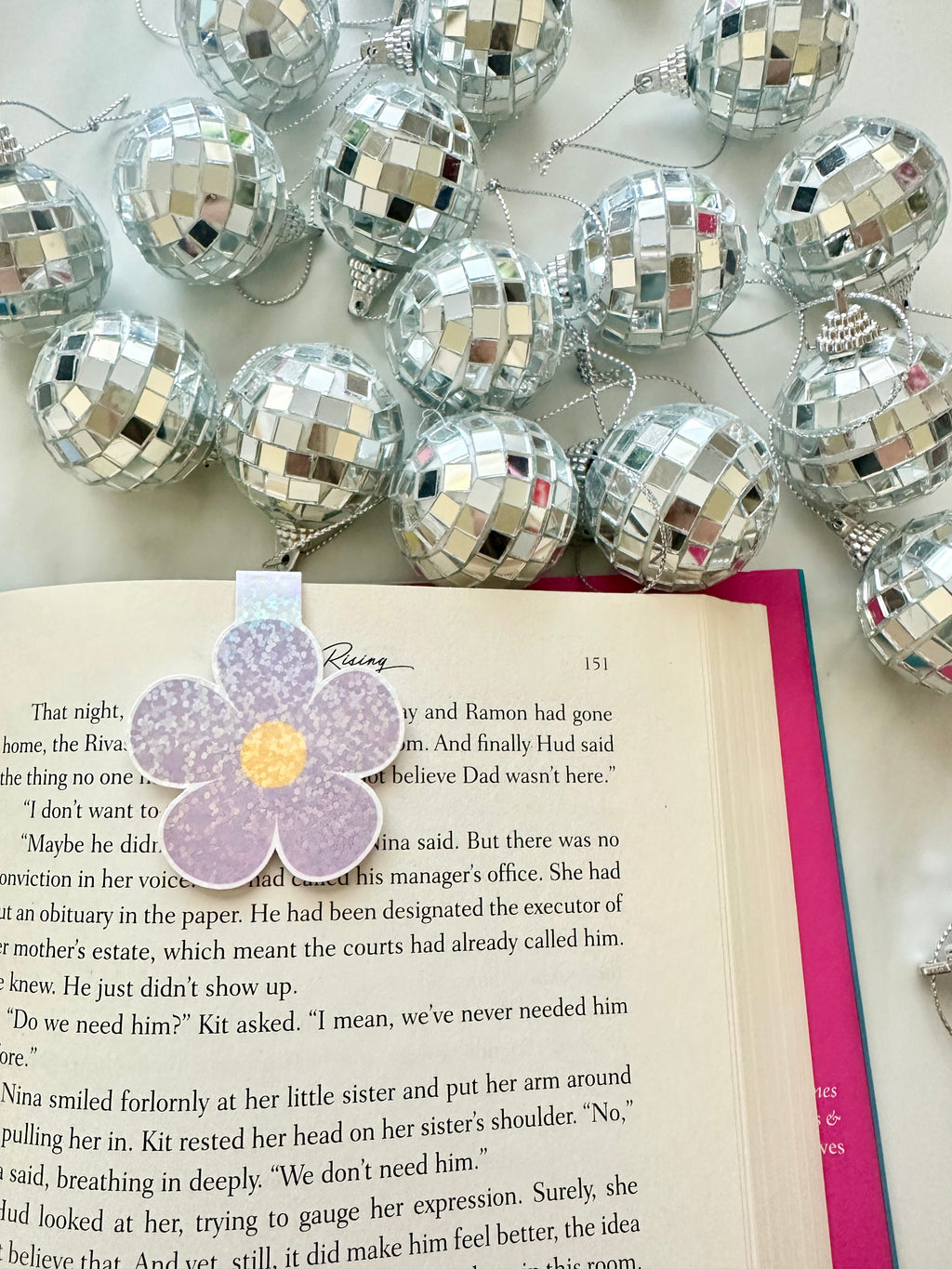 Flower Magnetic Bookmark