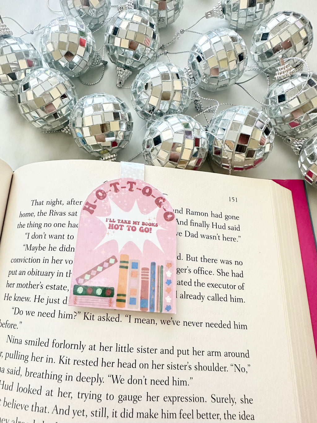 Hot To Go! Magnetic Bookmark